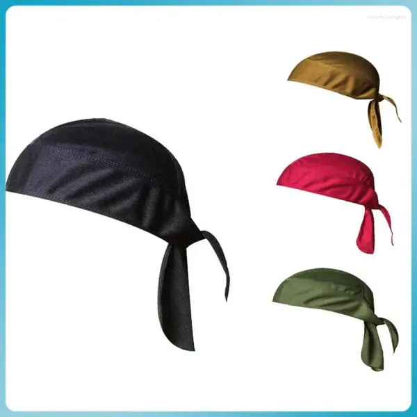 Cappellini da ciclismo Cappello da equitazione all'aperto Foulard hip-hop Asciugatura rapida Avvolgente da motociclista Traspirante Biker Running Travel Protezione solare Cappellino sportivo