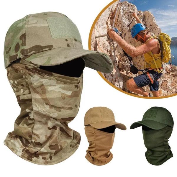 Jaquetas de caça chapéu facecover balaclava camuflagem máscara facial completa wargame cp militar bicicleta ciclismo exército multicam bandana pescoço