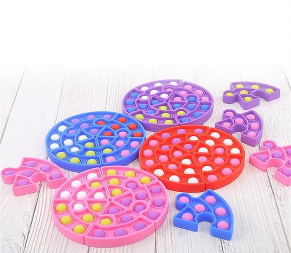 5 pz/set Silicone Jigsaw Puzzle Giocattolo Push Bolle Puzzle Prima Educazione Assortiti Bolla Per Bambini a255026139