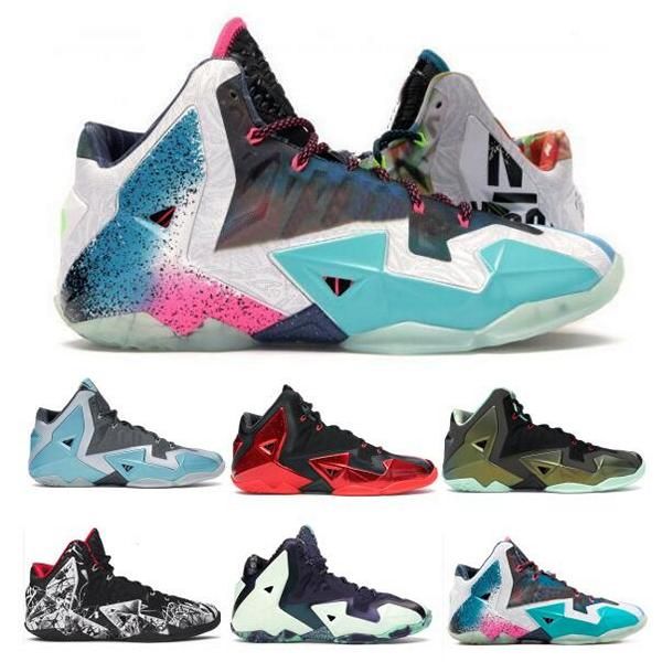 Lebrons 11 Herren-Basketballschuhe 11s What the Pride Away South Beach Graffiti Gamma Blue 2024 Athletic Trainer Sneakers Größe 7 - 12