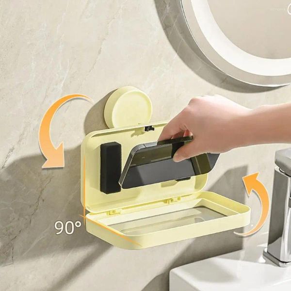 Banyo Aksesuar Set Duş Telefon Tutucu Su Geçirmez Dönebilir Dokunmatik Ekran Emme Kupası Duvar Montajı Cep Telefonu Kılıf Kutusu Banyo