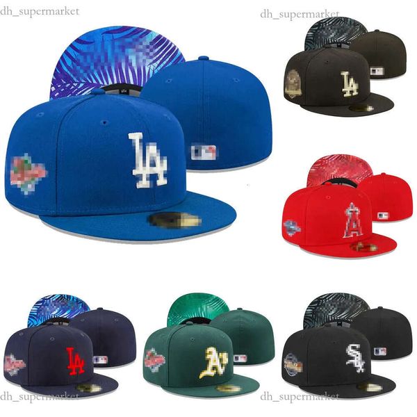 Berretti da baseball di arrivo più nuovi Cappellini di nuova era Lettera Cappelli da baseball Cappellini da mlbs Ricamo Hustle Flowers Cappelli aderenti di New Era 7-8