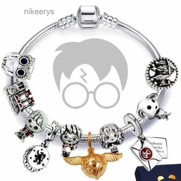 Mode 925 Sterling Silber Cartoon Stern Tasche Bär Einhorn Wars Murano Lampwork Glas Europäische Charm Perlen Baumeln Passend für Armbänder Halskette X44F