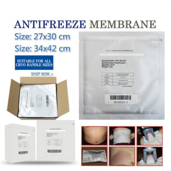 Acessórios peças membrana anticongelante 30g 60g 70g 110g membranas de almofada anticongelante para crioterapia488