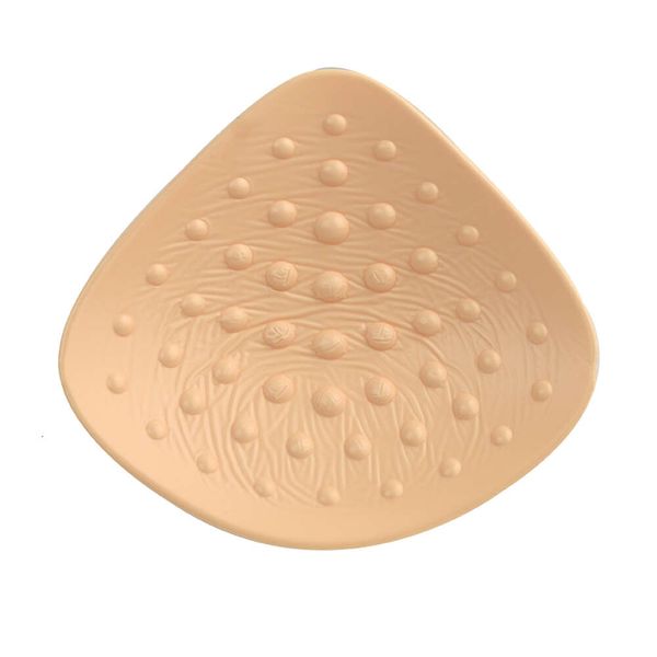 Acessórios de fantasia QWVDTR Triangular Silicone Falso para Mastectomia Câncer de Mama Mulher Grânulos de Massagem Falsos Peitos Artificiais