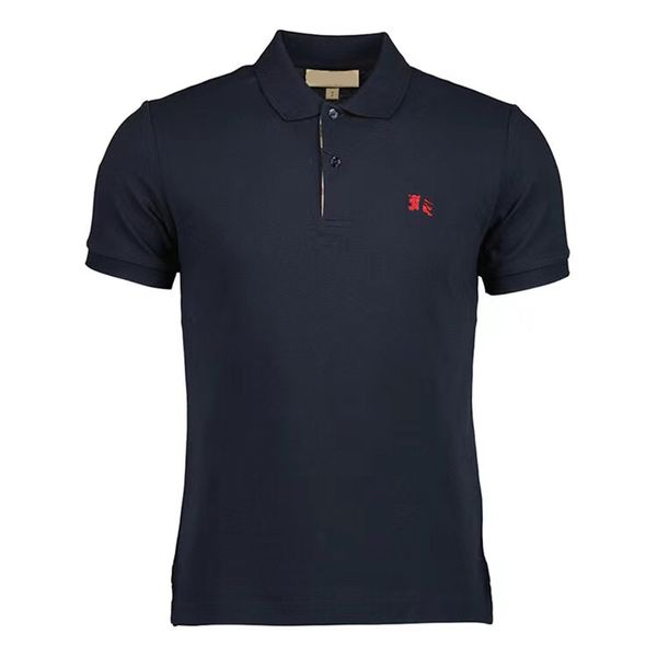 Camisa BBPolo Camisa de marca de lapela Camisa polo bordada com monograma de luxo Verão casual masculina manga curta Camiseta Uma variedade de estilos disponíveis tamanho m-3xl