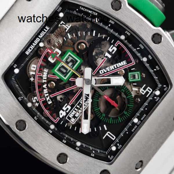 Наручные часы RM Наручные часы RichardMillle RM11-01 Mancini, ограниченная серия, уникальный хронометр для игры с мячом, титан RM1101