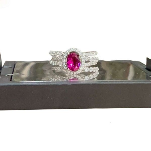 Anello Swarovski Designer da donna di alta qualità con anelli a scatola Industria super pesante Super Flash Anello con diamanti a forma di colomba Chiudi gli occhi e anello Super lusso