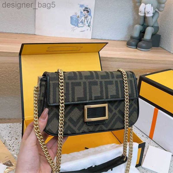 10A Top Quality Designer Bolsas Bolsa De Ombro Mulheres Underarm Mão Crossbody Mulheres Cadeia Mãos F Imprimir Clássico Carta Padrão Bolsas Cross Body