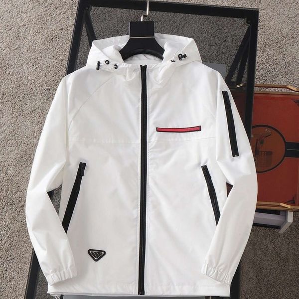 Yüksek son erkek ceket tasarımcı ceket erkek bayan moda heavy metal üçgen logo mektubu baskı grafik ceketleri sıradan gevşek fermuarlı ceket