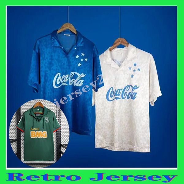 1993 1994 2011 Cruzeiro retro camisa de futebol 93 94 Ronaldo Ricardinho Cerezo Luizinho Belletti Dida Liga brasileira vintage clássico camisa de futebol