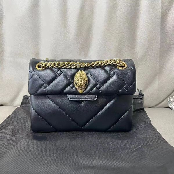 Bolsa kurts handbag londr loond kensington saco de designer bolsas de couro macio bolsas de ombro preto de luxo saco de bolsa de bolsa de corpo transversal 109