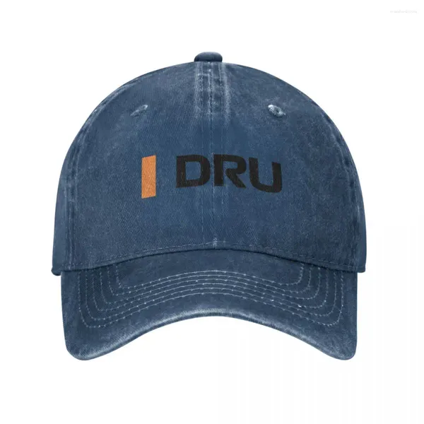 Kugelkappen DRU. Fahrername (Original – kein Rechteck) Baseballkappe Streetwear Visier Pferdehut Damen Herren