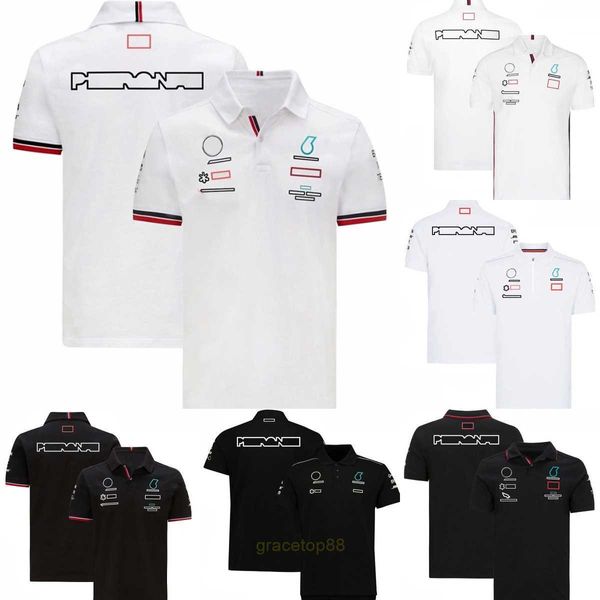 Herren und Damen Neue T-Shirts Formel 1 F1 Polo Kleidung Top Team Racing Quick Dry Kurzarm Sommer Team Uniform Arbeitskleidung Ojz9