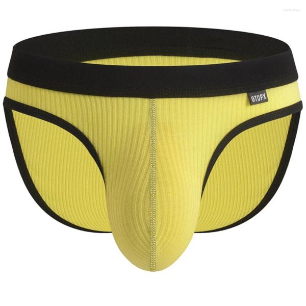 Mutande da uomo sexy U convesso intimo boxer slip U-Pouch costume modale pantaloncini elastici comodi morbidi mutandine maschili