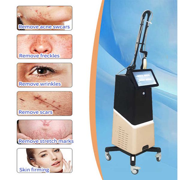 2024 Laser Co2 Trattamento della cicatrice dell'acne Macchina per il lifting del viso Macchina frazionaria indolore Laser frazionario a Co2 frazionario