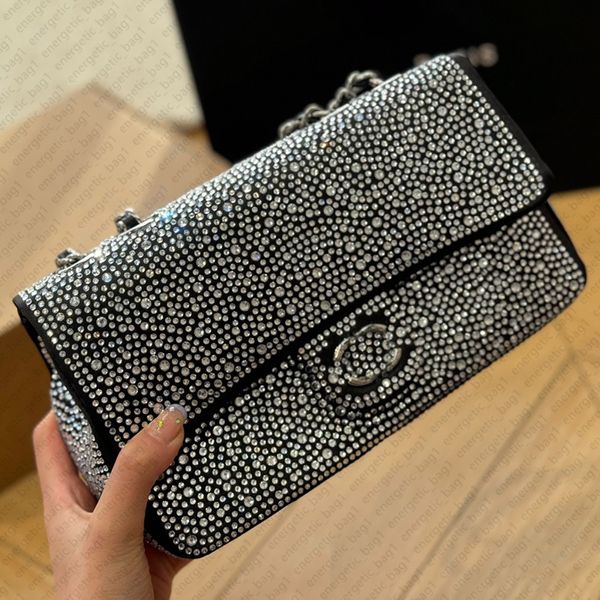 Borse da donna Borse firmate Borse da sera Borse a tracolla Bling Bling Borse a tracolla di lusso Borse Chian vintage Borsa con patta Borse da donna Pochette Borse a tracolla Portafogli