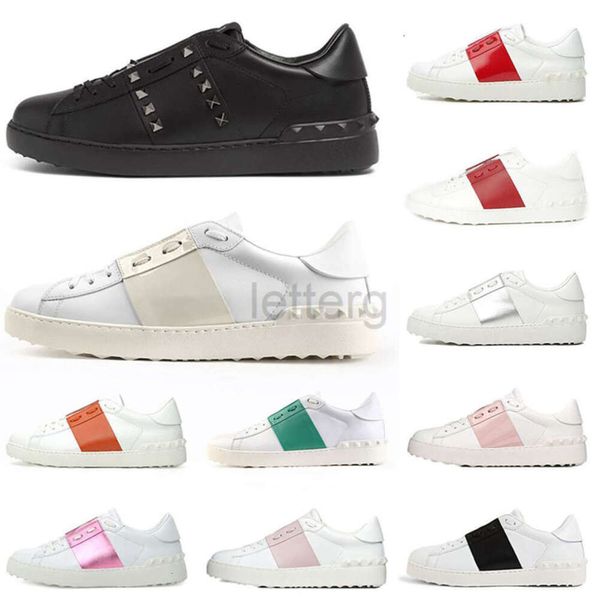 2024 Classic Mens Womens Fashion Spikes Dress Shoes de alta qualidade New Arrival Trainers Todos Preto Branco Rosa Verde Vermelho Top Quality Sneakers Letterg Tamanho 35 ~ 46