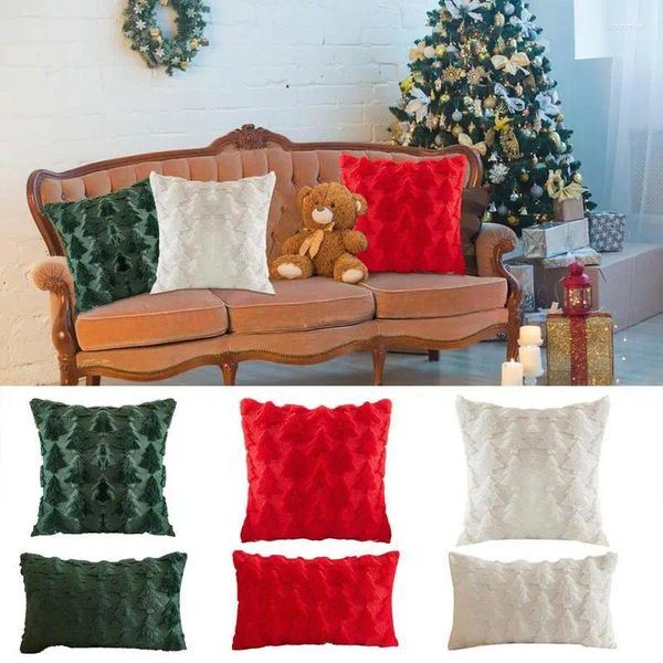 Federe per cuscini natalizi Coprire la decorazione dell'albero di Natale Accessori per la casa in peluche