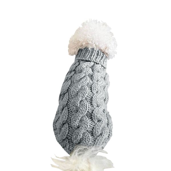 Vestuário para cães Outono Inverno Quente Suéter para animais de estimação Cães de malha Suéteres Roupas Tricô Médio Grande Cachorrinho Roupas Sueter Calido Para Mascotas Otono Invierno