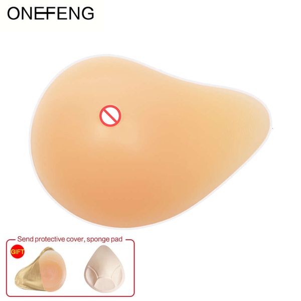 Acessórios de fantasia como 150-1000g silicone forma falsa mastectomia câncer de mama mulher artificial peito falso prótese macia