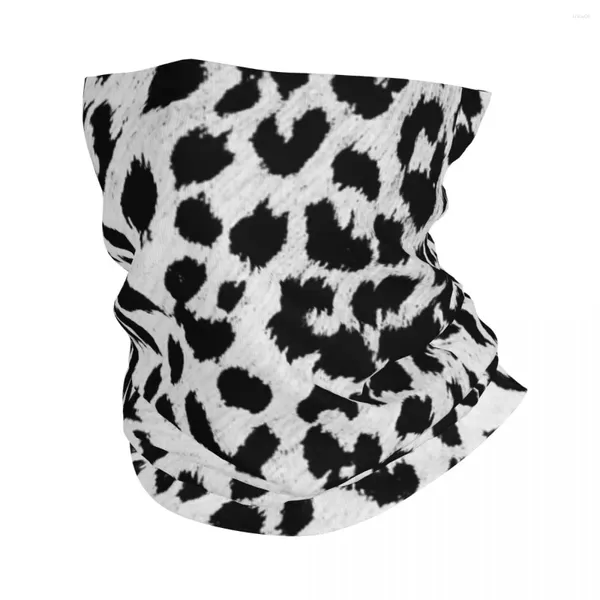 Lenços leopardo bandana pescoço capa impressa animal pele balaclavas máscara cachecol multi-uso ciclismo caminhadas para homens mulheres adultos toda a temporada
