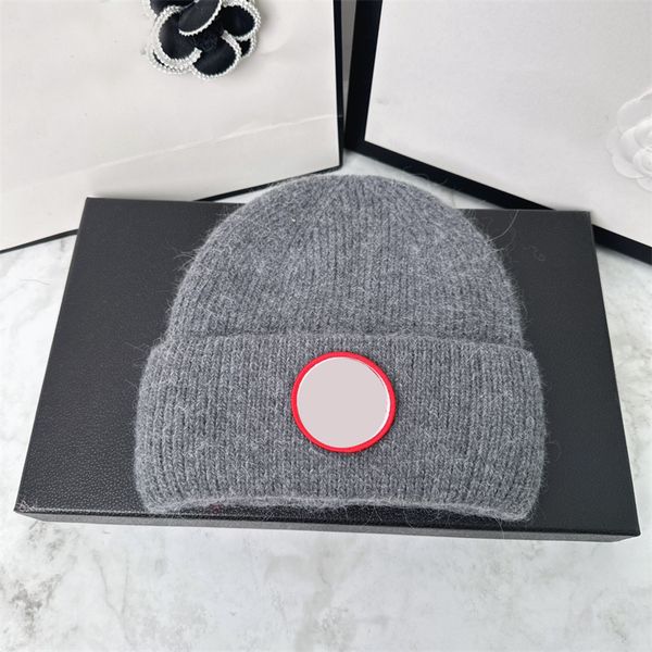 Moda invernale Beanie Goose per uomo donna capelli di coniglio cappello lavorato a maglia berretto di lana classico alla moda all'aperto tenere al caldo berretti versatili SDLX