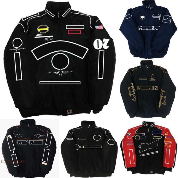 Mf0n Giacca da Uomo Nuova Formula One F1 Giacca da Donna Cappotto Abbigliamento Tuta da Gara Stile College Moto Ricamo Completo Moto Team Autunno Inverno Antivento Caldo Fuoristrada