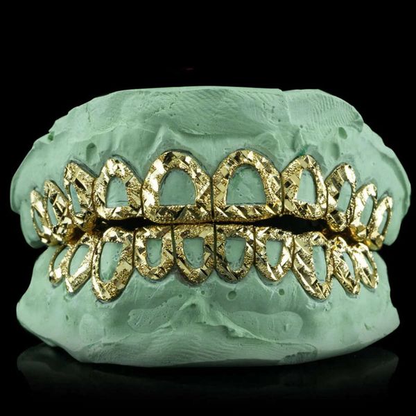 Модные ювелирные изделия Зубы Grillz для мужчин 8 на 8 Перманентная огранка из серебра 925 пробы на заказ со льдом Муассанитовый гриль