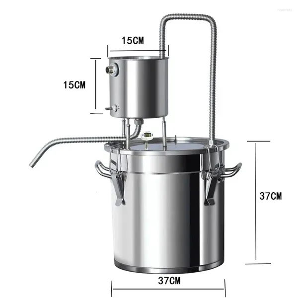 Distillatrice automatica in rame Macchine per la produzione dell'uva Lavorazione della produzione di alcol Attrezzature per la vinificazione/