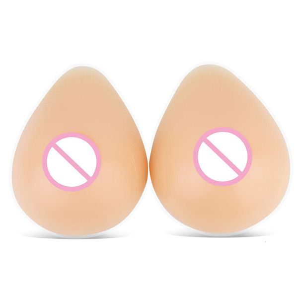 Accessori per costumi Vendita calda Forme del seno in silicone Triangolo a forma di lacrima per protesi artificiali Transgender trans 300-1400 g / paio