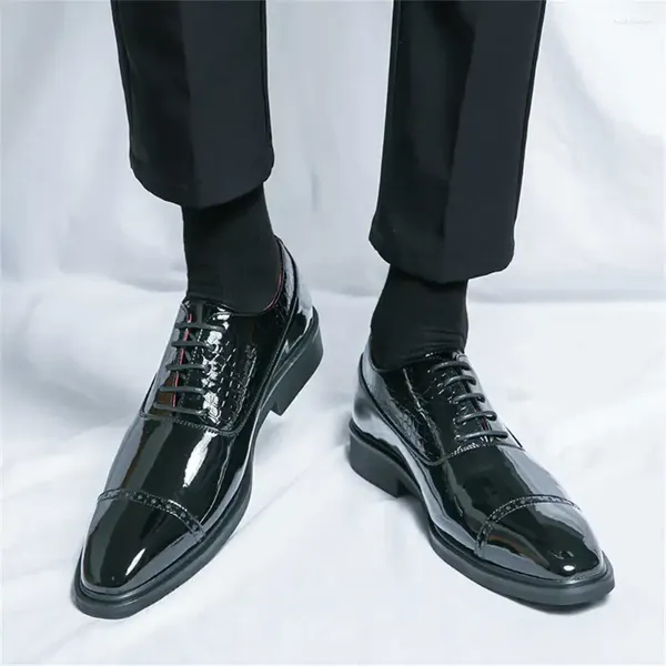 Туфли для весенних танцев, повседневные мужские туфли на каблуке, черные кроссовки, свадебные мужские кроссовки, спортивные кроссовки высокого класса XXW3