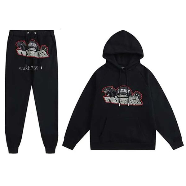 Tute da uomo Abbigliamento da uomo Tuta Set Trap Star Shooter Abbigliamento sportivo Felpa con cappuccio Pantaloni Abito da 2 pezzi Moda Hip Hop Streetwear Marchio a buon mercato