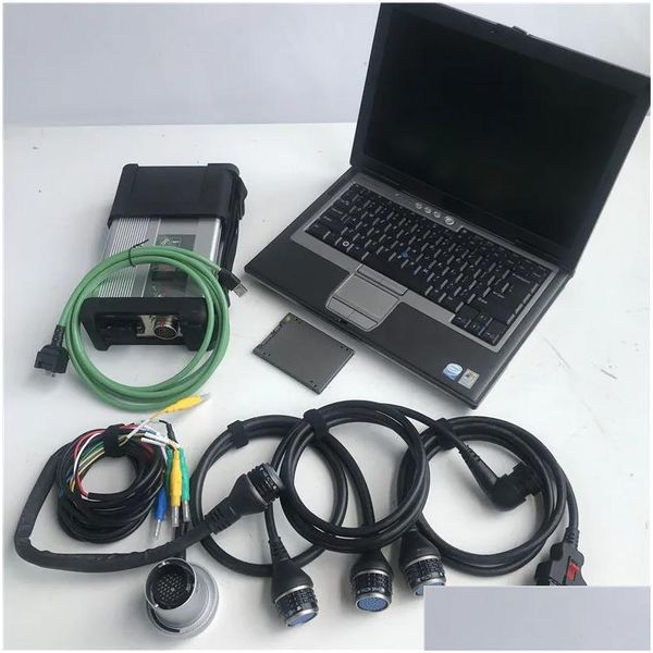 Diagnosetools MB Star Sd C5 Tool 2023.09V Hdd/Ssd HHT-Win-Das-Xentry mit Laptop D630 für Dell 4 GB RAM installiertes FL-Set bereit für D Dhyex