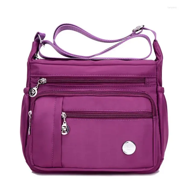 Borse da sera Borsa a tracolla da donna Borsa a tracolla leggera da viaggio in nylon impermeabile multistrato multistrato casual a tracolla