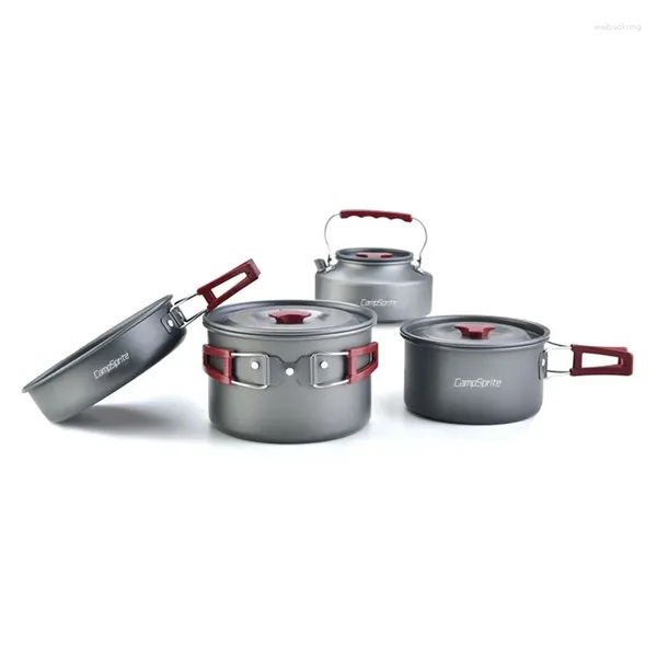 Set di pentole Pentola da campeggio Utensili da cucina per esterni Set bollitore per picnic Caldaia Utensili leggeri