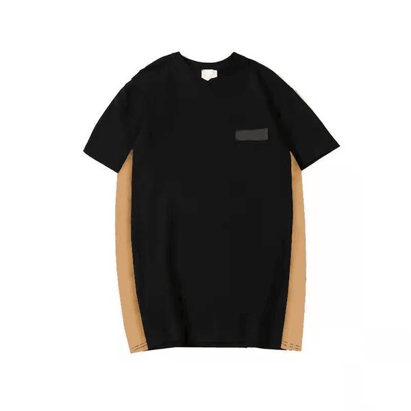 24ss Pop Erkek Yaz Moda Erkek Gömlek Tshirts Crew Boyun Nefes Alabilir Kısa Kollu Pamuk Tasarımcı Tshirt Gömlek Giyim Tee Üstler