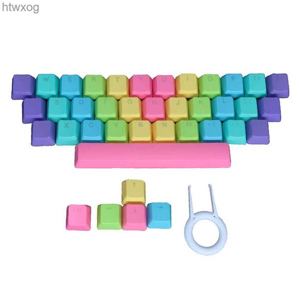 Teclados PBT Mecânico Keycap Teclado Fornecimento Acessórios Keycaps Computador Home DIY Chic Kit Teclados YQ240123