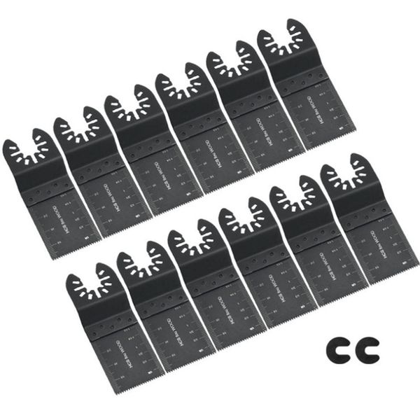 Handwerkswerkzeugzubehör 14PCS-Werkzeuge MTI-Funktion Bi-Metal Precision Saw Saw Blade Oszillating Mtitool für Renovator Schneiden mtimaster dhcdy