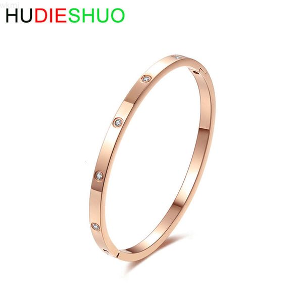 Оптовая продажа браслет из титановой стали из розового золота женские ювелирные изделия пара ювелирных изделий регулируемый браслет