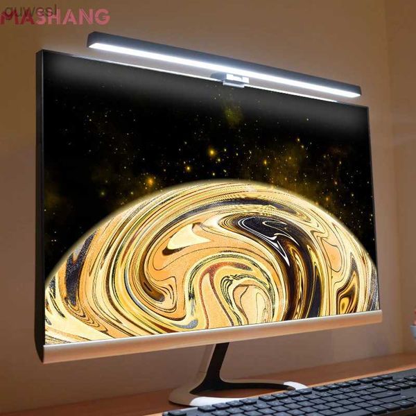 Schreibtischlampen Computer Monitor Leuchtstangen 3 Farben USB Touch Dimm -LED -Schreibtischlampe für Laptop -PC -Spieler Hangs -Screen -Lampe Notebook Leuchte YQ240123