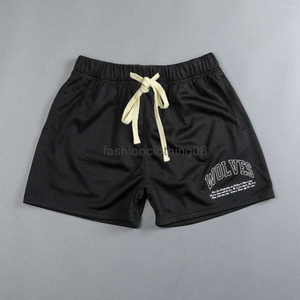 2024SS Herren Shorts Darc Wölfe Sport Mesh Übergroße Fitness Workout Bodybuliding Männer Gym Kleidung Sommer Basketball Laufen Darcs