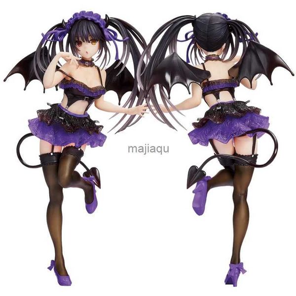 Aktionsspielfiguren 21 cm Coreful DATE A LIVE IV Anime Figur Sexy Purple Devil Kurumi Tokisaki Actionfigur PVC Erwachsenenkollektion Modellpuppenspielzeug