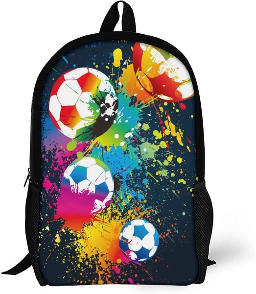 Сумки 16-дюймовый рюкзак для американского футбола для мальчиков и детей, школьная сумка, сумка с футбольным узором, мужская уличная дорожная сумка, спортивные рюкзаки для ноутбука