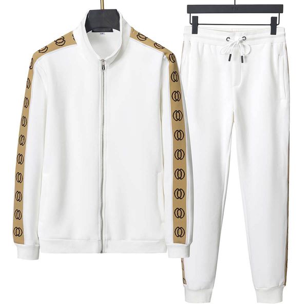 designer tute da uomo felpe abiti da uomo g Tuta da ginnastica in bianco e nero cappotti uomo giacche con cappuccio pantaloni felpe abbigliamento sportivo taglia M-XXXL