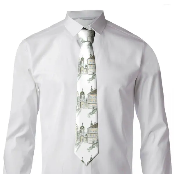 Bow bağları moda grafiti kravat şehir sokakları cosplay parti boyun erkek vintage serin kravat aksesuarları yüksek kaliteli grafik yaka