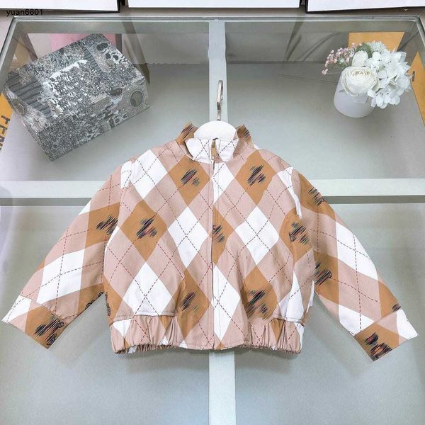 Popular crianças jaqueta boneca urso padrão impressão meninos meninas casaco tamanho 100-160 lapela roupas de bebê designer criança outerwear jan20