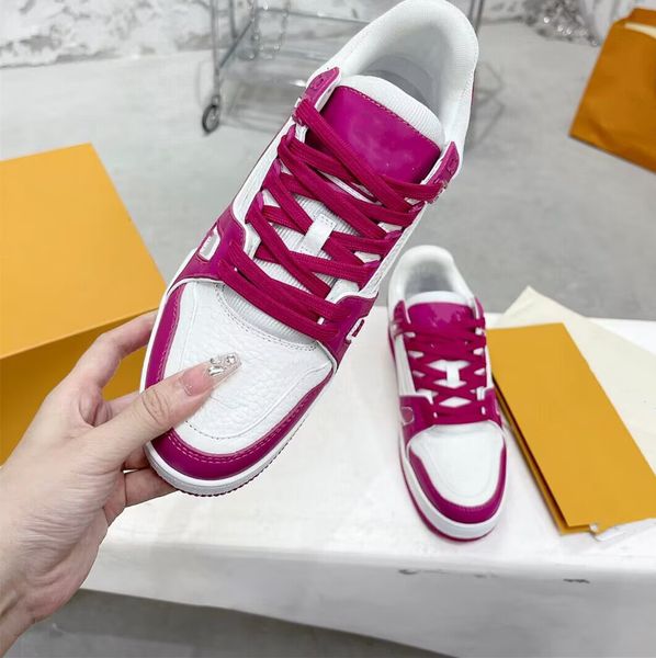 Tasarımcı Erkekler Sneaker Yüksek kaliteli gündelik ayakkabılar Düşük Buzağı Deri Abloh Beyaz Yeşil Kırmızı Mavi Kaplamalar Platform Açık Kadın Spor Ayakkabı Boyutu 36-45