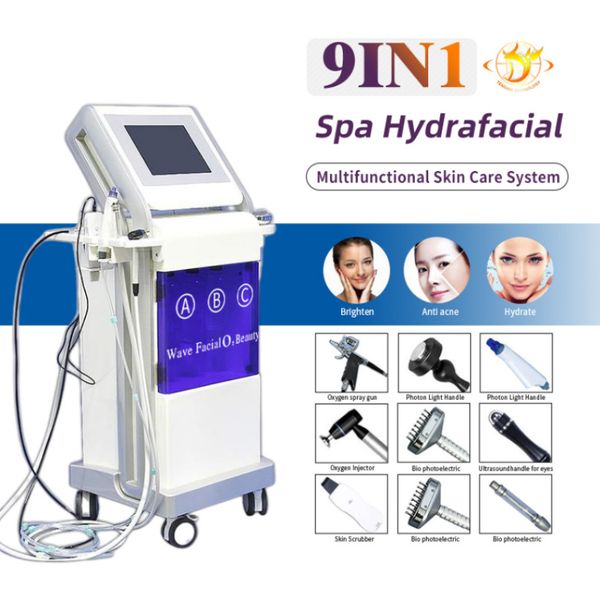 Máquina de dermoabrasão diamante microdermoabrasão uso doméstico oxigênio aqua jet peel bio-lifting ultra-sônico peeling beleza equipmen518