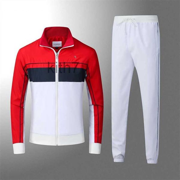 Timsah Nakış Erkek Trailsuits Erkekler Setler Jogging Sports Suit Terajuku Harajuku Bahar Sonbahar Giyim Katı Sıradan Ceket Pantolon 2 Parça Giyim Nysn